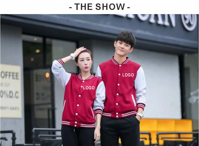 High Quality Baseball Uniforms Warm Jacket All-match Plus Velvet Jacket Custom Printing Embroidery LOGO Costume Varsity Jacket