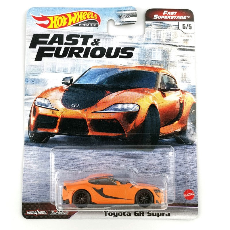 Hot Wheels Carros Velozes e Furiosos Nissan Skyline GTR BNR34 /Toyota GR Supra /Dodge Charger Coleção 1/64 Modelo Die-cast GBW75