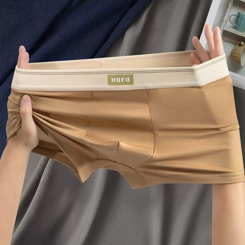 4pcs Men Underwear BoxerShorts Hombre Panties Man Breathable Underpants Sexy Sports Comfort U Convex Male Boxers Large Size 4XL