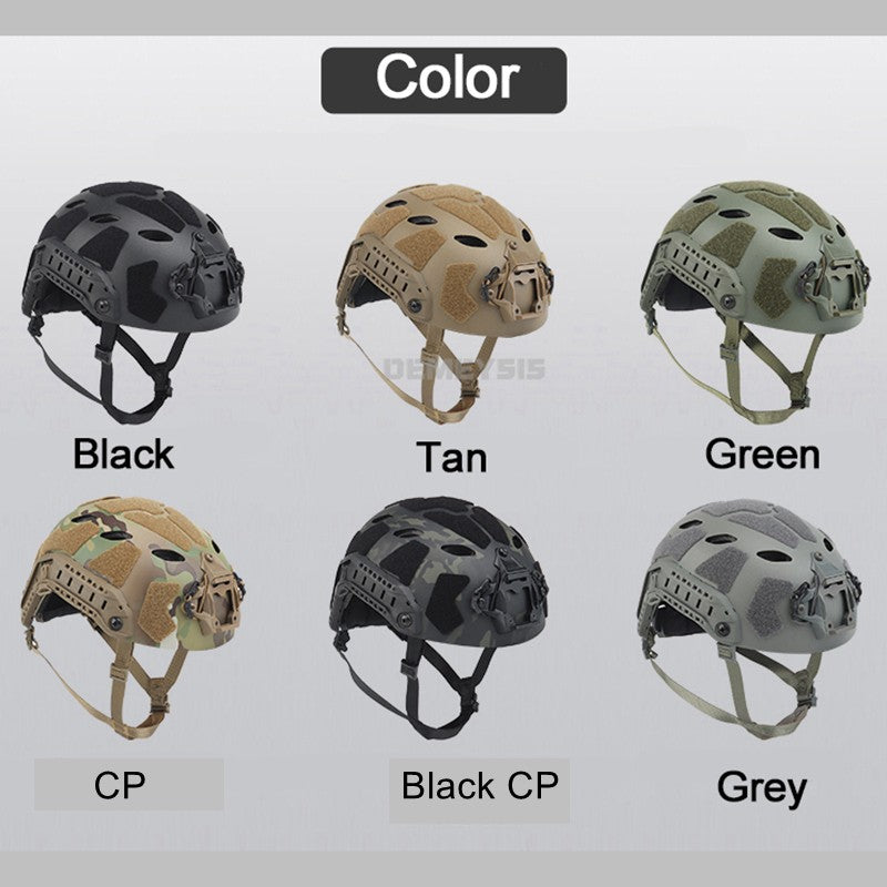 Tactical Fast Helmet Airsoft CS Game Helmets Outdoor Sports Hunting Shooting Paintball Head Protective Gear