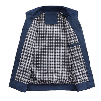 New Man Outdoor Military Spring Autumn Aviation Cessna Pilots Flight Lightweight Windbreakers Plaid Men Jackets Coats