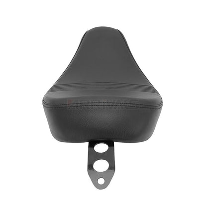 Banco Solo Preto Dianteiro para Piloto/Condutor de Moto para Harley Sportster XL 1200 883 72 Forty Eight 2016 em diante