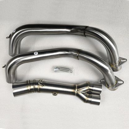 MOTORCYCLE EXHAUST MUFFLER FULL SYSTEM SLIP ON FOR YAMAHA MT07 mt-07 2014-2023 Motorcycle Muffler Exhaust Pipe
