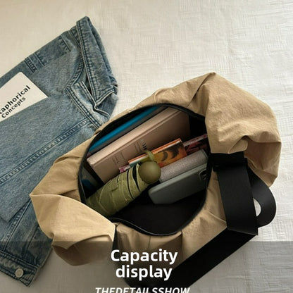 Large Capacity Simple Shoulder Bags Comfortable and Versatile Texture Crossbody Bags for Women Men Fashion Casual Storage Bags