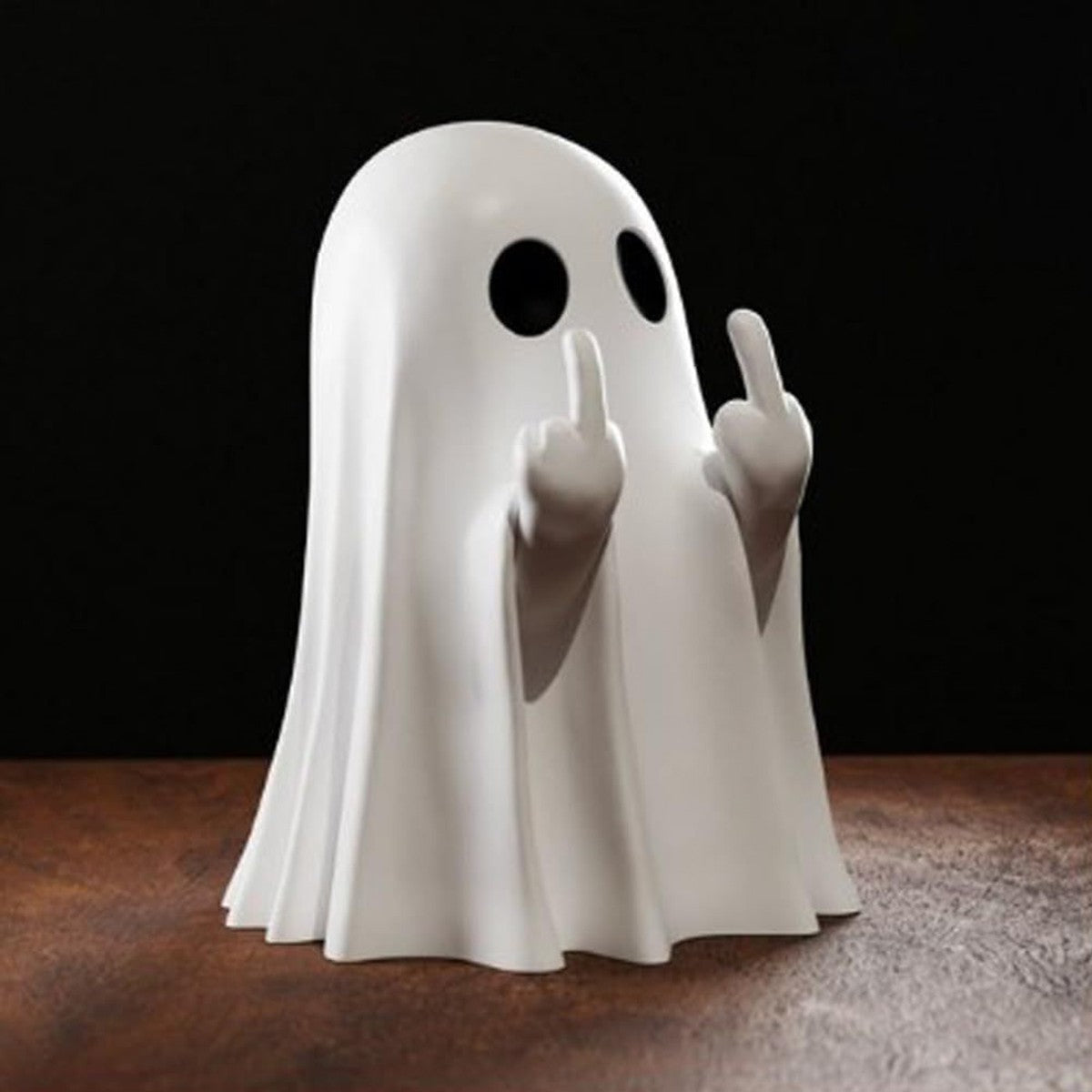Cute Ghost Statuet Halloween Creative Ghost Ornament Home Garden Decoration