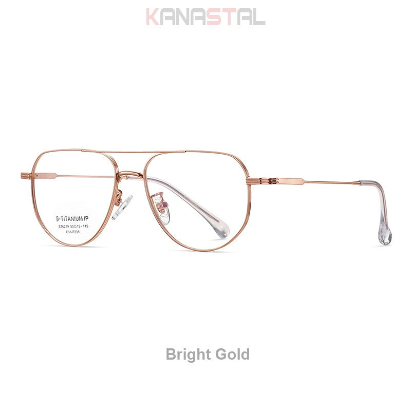 Pure Titanium Reading Glasses Women Prescription Optical Lenses Myopia Eyewear Men Blue Light Blocking Computer Eyeglasses Frame