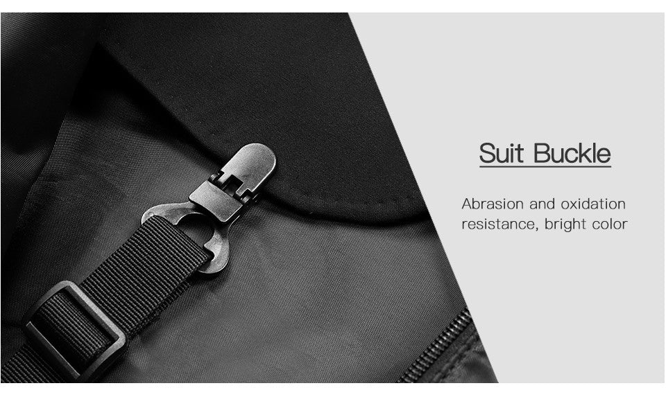 OZUKO Multifunction Men Suit Storage Travel Bag Large Capacity Luggage Handbag Male Waterproof Travel Duffel Bag Shoes Pocket