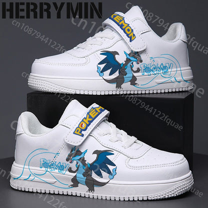 Pokemons children's Pikachu Charmander sneakers girls boys shoes Casual Kid Running Fashion Sports 7 and 18 year old Shoes Gift