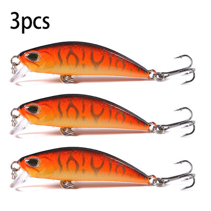 1Pcs 5.8Cm 5.4g Pesca Jerkbait Lure Sinking Minnow Fishing Lures Hard Bait Black Minnow Wobbler Fishing Tackle