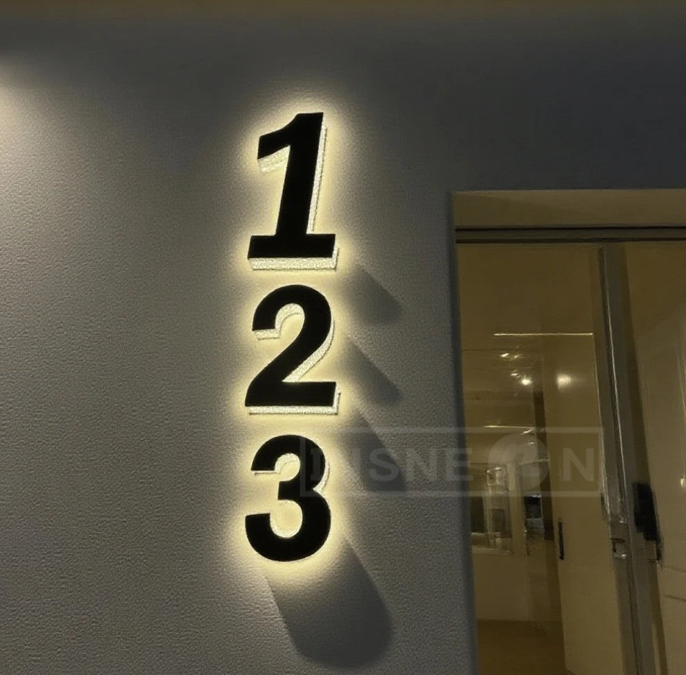 Custom Business Sign 3d Logo Led Light Business Label Advertising Shop  Signs Luminous Acrylic Signboard