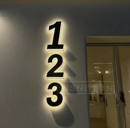 Custom Business Sign 3d Logo Led Light Business Label Advertising Shop  Signs Luminous Acrylic Signboard