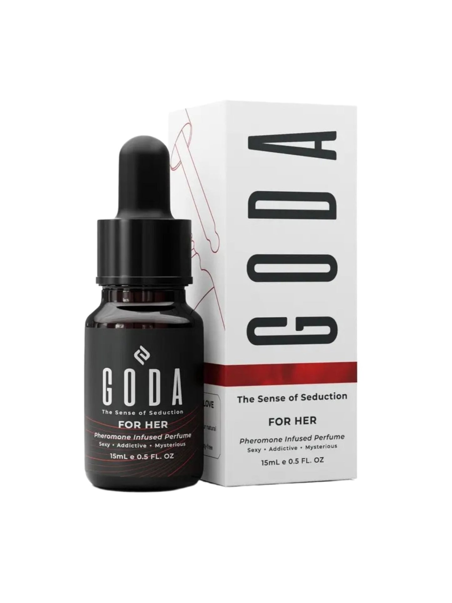GODA Perfume com feromônios 15ml óleo essencial para homens e mulheres, presente de aniversário, presente de aniversário, aumenta a atração