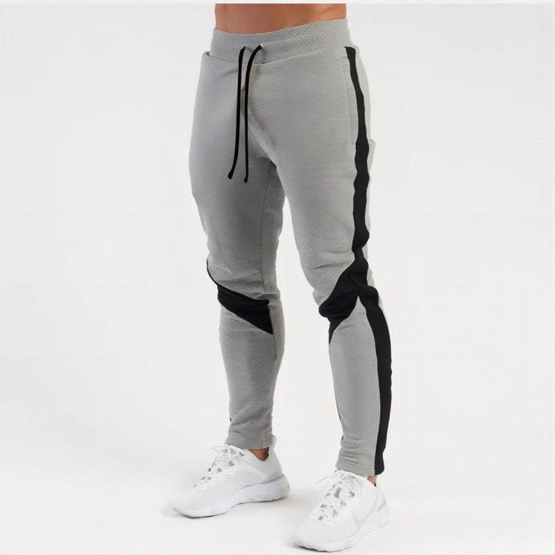 Mens Casual Pants Autumn Winter Fleece Sweatpants Men Running Jogger Sports Gym Trousers Fashion Solid Color Workout Long Pants
