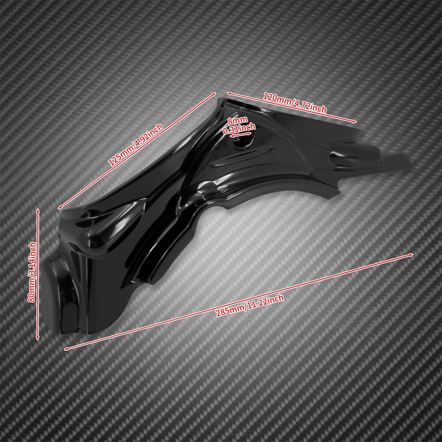 Tampa Lateral da Base do Cilindro da Motocicleta Carenagem Para Harley Touring Road King FLHR Electra Street Glide FLTRX FHLX 2007-2016