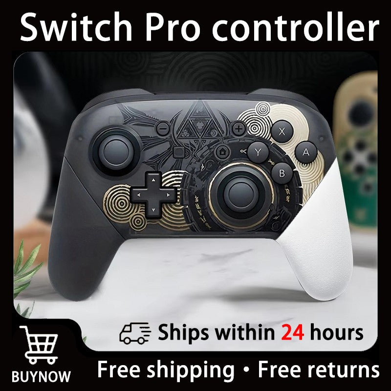 Wireless Bluetooth Gamepad Controller with Wake Function Joystick 6-Axis Gyro HD Vibration for Switch Game Console