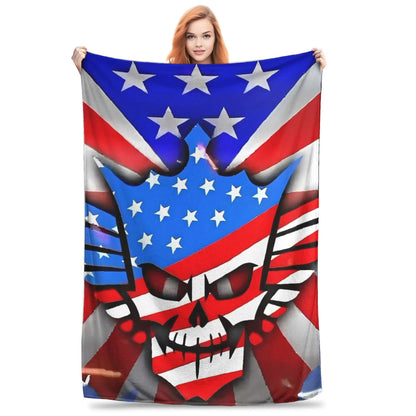 Cody Rhodes Wrestling Graphic Throw Blanket Soft Warm Bedding for Kids Adults Living Room Winter Bedspread