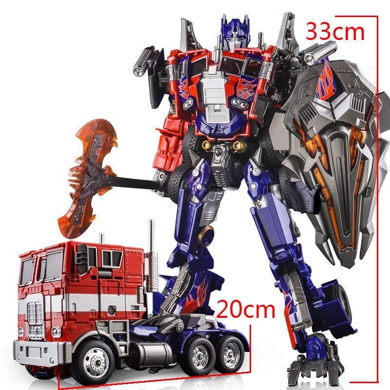 Robot Weijiang Optimus Commander W8022 Transformation Toys Model Black Apple OP Commander M01 Figure