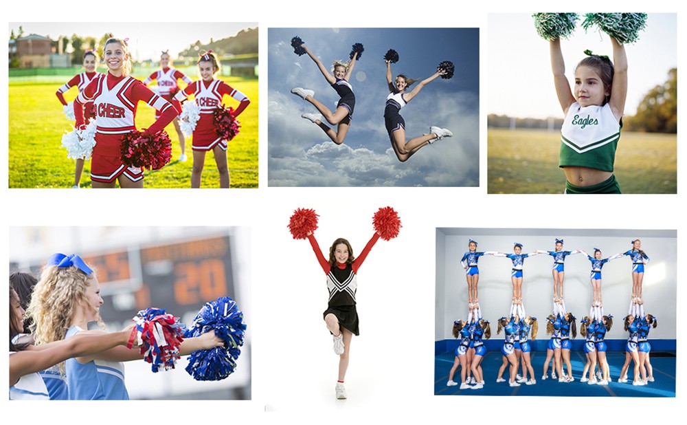 BAXINIER Girls Cheer Shoes for Women White Cheerleading Dance Sneakers Youth Shool Walking Shoes Athletic Training Tennis