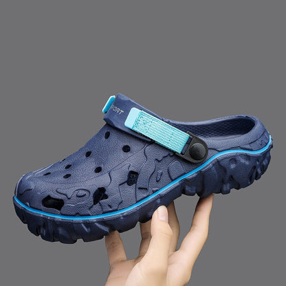 2025 Summer New Breathable Soft-Sole Outdoor Sports Sandals  Versatile Casual Two-Way Trendy Sandals
