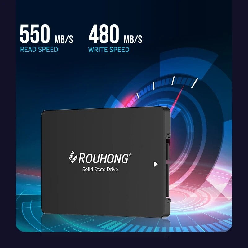 SSD SATA3 ROUHONG 128GB 256GB 120GB 480GB 512GB 1T Hdd Disco Rígido 2.5 Unidade de Estado Sólido Interno 240 GB para Laptop Desktop