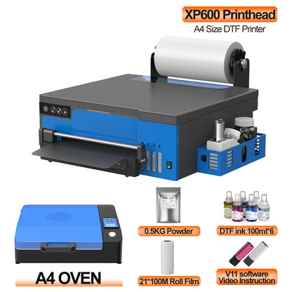 US STOCK A3 DTF Impresora Directly Transfer Film Printer A4 DTF T-shirt Printing Machine with White Ink Circulate DTF Printer A3
