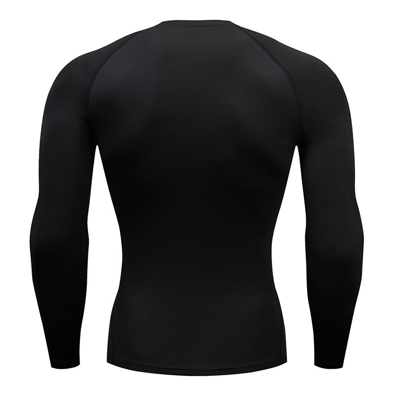 Men Running Compression T-shirt Long sleeves Sport Tees Gym Fitness Sweatshirt Male Jogging Tracksuit Homme Athletic Shirt Tops