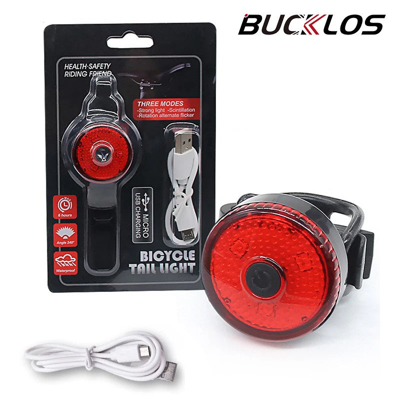 BUCKLOS Bike Lighting Front and Rear Lights Bicycle Lamp Led Cycling Light Bike Flashlight for Bicycle Front Taillight Lantern