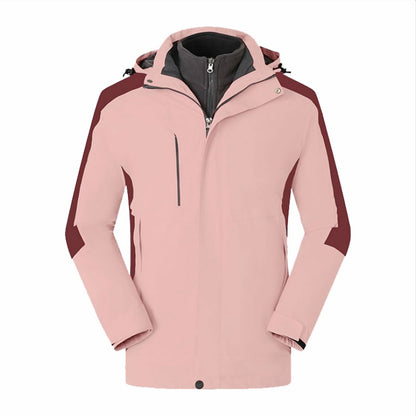 Customized Windbreaker printing free logo image picture thick fleece lined jackets outdoor sportswear windproof coat team clothi