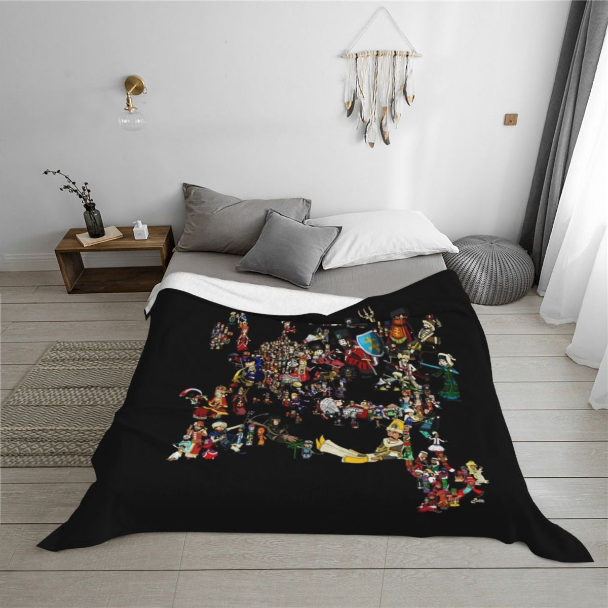 EUROPA UNIVERSALIS - National Personifications Map - 1444 Classic T-Shirt.png Throw Blanket Comforter Shaggy Weighted Blankets