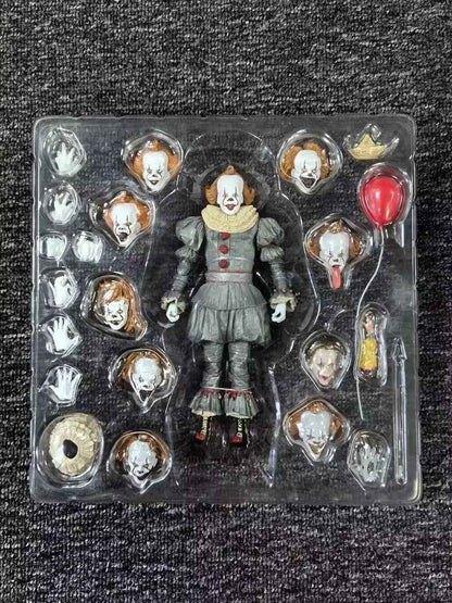 NEW NECA The Many Faces Of Pennywise Action Figure Change Face Pennywise Toys Collectible Model Birthday Gift