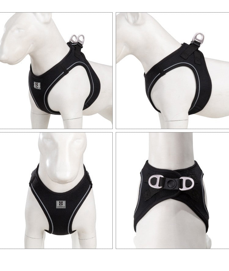 Dog Harness Leash Set for Small Medium Dog Adjustable Reflective Puppy Cat Harness pet Vest Chihuahua Dachshund Outdoor Walking