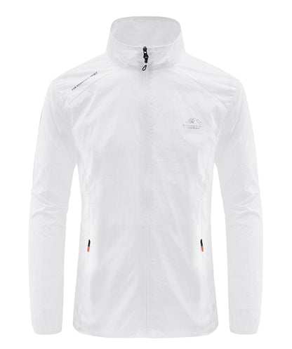 Summer Men's Sun Protection Casual Breathable Sports Windproof Water Resistant Ultrathin Jacket Outdoor Fishing Skin Clothing