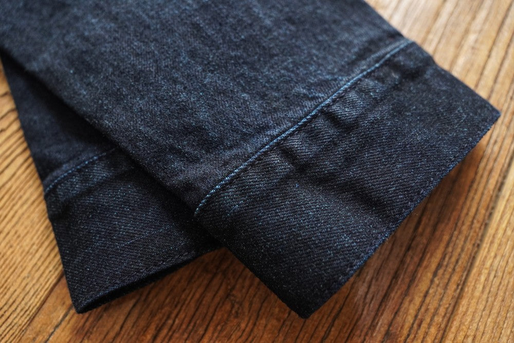 Sauce Zhan Mens Jacket Indigo Selvedge Denim Jacket Jean Jacket Men Vintage Chinese Style Knot Button Loose Fit