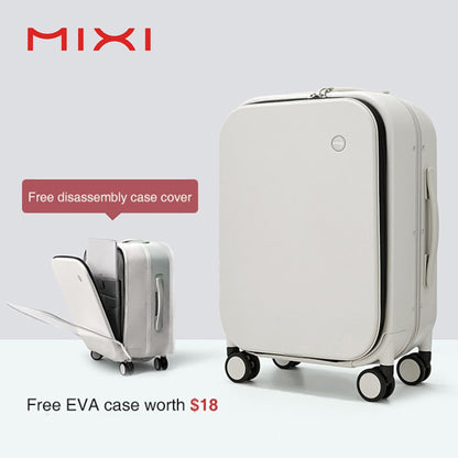 Mixi Patente Design Mala de Viagem com Estrutura de Alumínio Mala de Rodinhas de Bordo Bonita para Cabine 18 20 24 Polegadas M9260