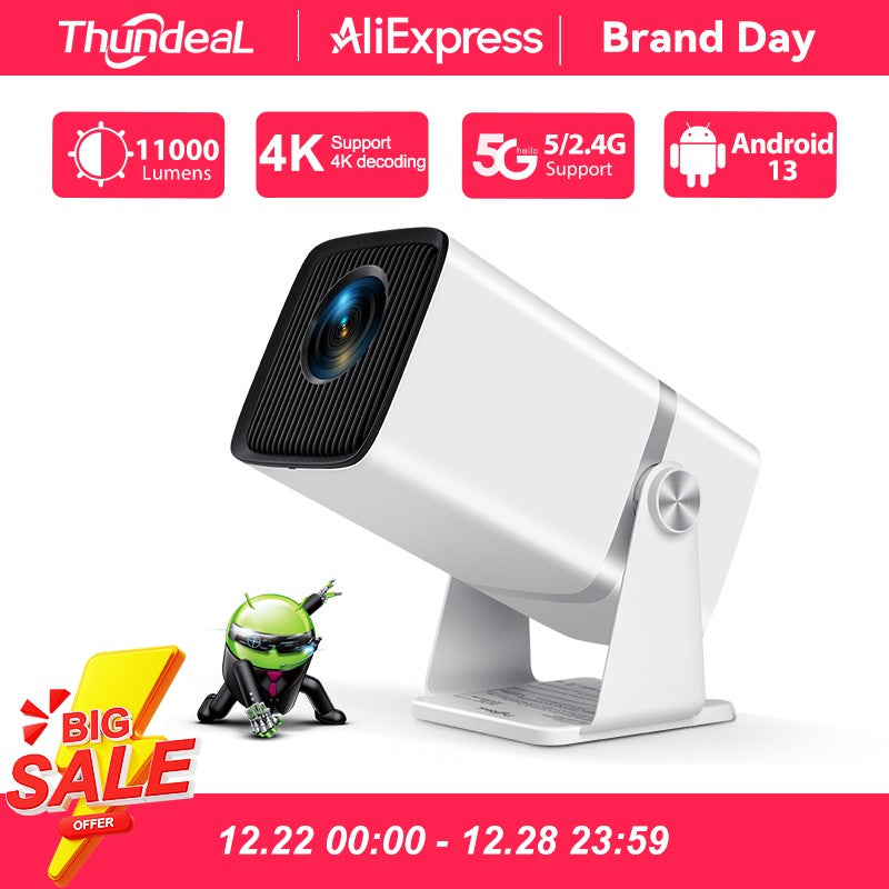 ThundeaL HD Mini Projector TD90 PK TD80W 1080P WiFi Android TD80 Projector Home Theater Cinema 3D Phone Video Movie Proyector