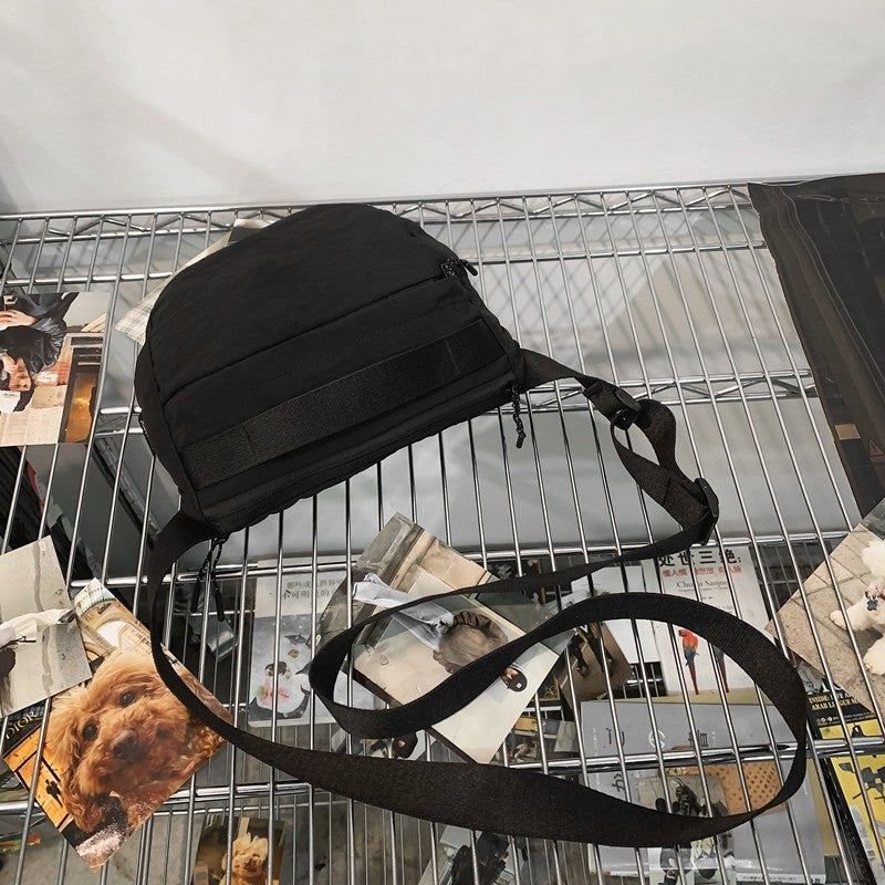 Sling Bag for Cycling & Commuting, Lightweight Large Capacity Travel Shoulder Bag, Unisex Sports Waist Pack Casual Outdoor