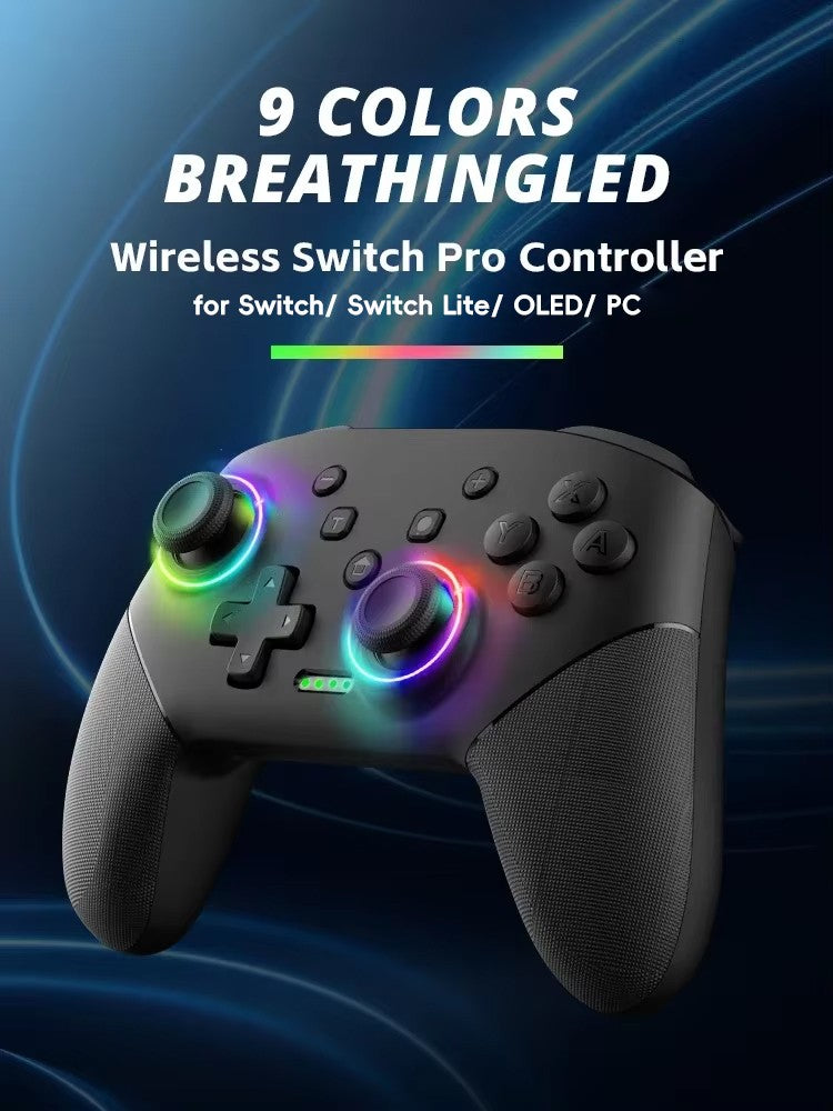 DATA FROG Wireless Pro Game Controller Bluetooth Gamepad With 1000mAh Battery Programmable Turbo Function For Nintendo Switch Sw