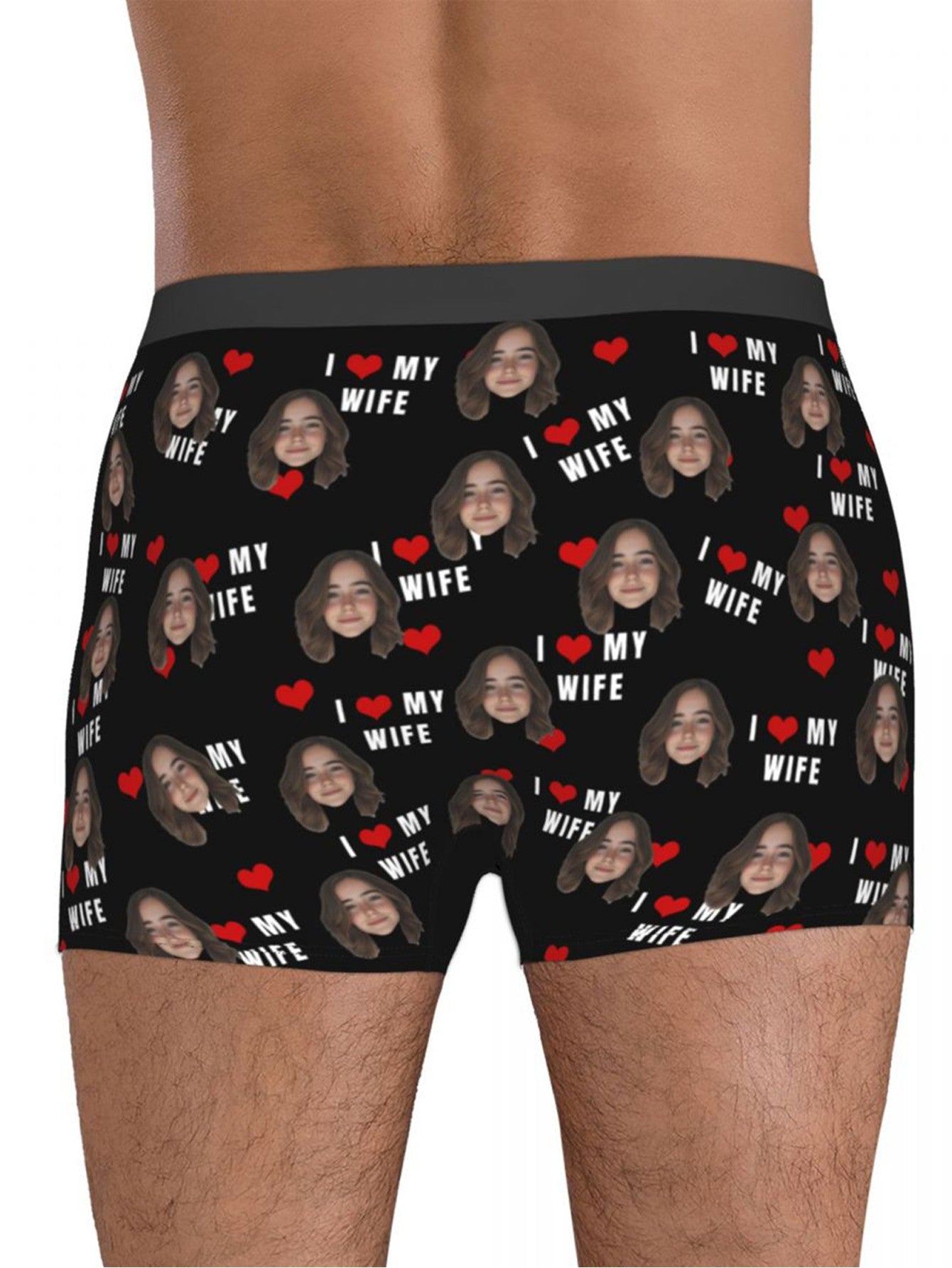 Personalized Face Photo Underwear Custom Boxer Briefs Custom Men Valentine's Day Gift For Husband Anniversary Gift for Dad