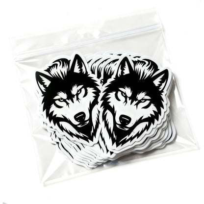 100pcs Custom Stickers PVC Waterproof Die Cut Vinyl Logo Design Brand Laptop Cute Personalized Sticker Glossy Film for Business