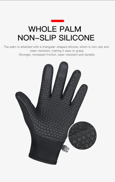Touchscreen Warm Gloves Outdoor Cycling Driving Motorcycle Waterproof Cold Gloves Windproof Non-Slip Womens Men Winter Ski Glove