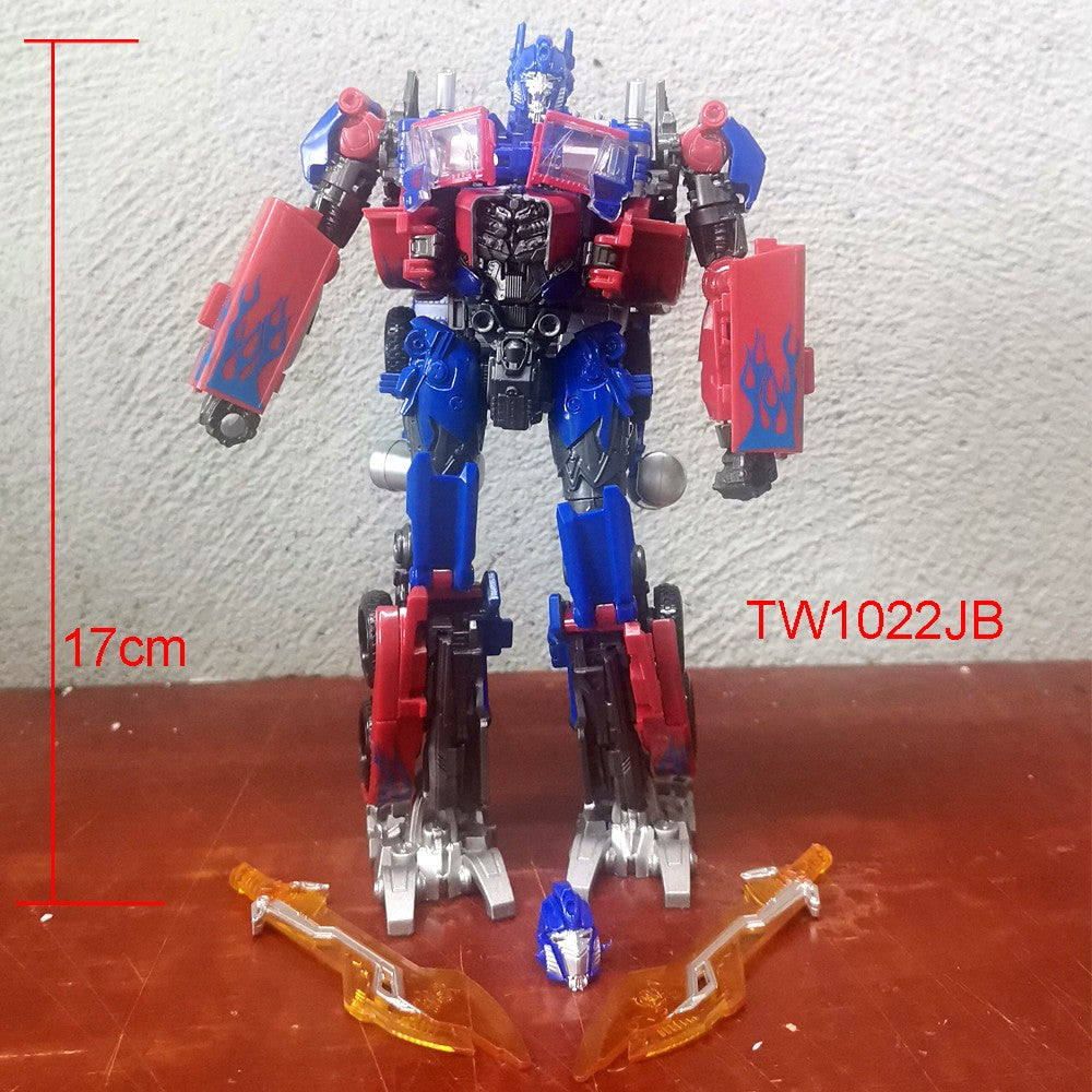 Baiwei Shockwave TW1028 Transformation Toys Sentinel Prime TW1024 Modelo Ironhide TW1026 Robô Bumblebee TW1025 Boneco TW1030