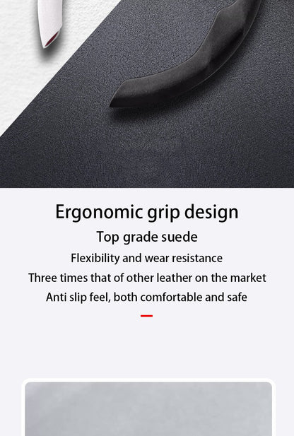 For Tesla Model Y Juniper 2025+ Steering Wheel Cover All Season Universal Deer Suede Sports Steering Wheel Cover