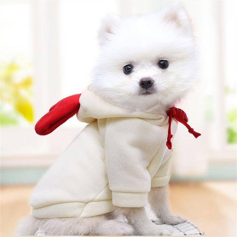 Roupas para Pets Cachorros Moletom com Capuz Fruta Casaco Quente Gato Suéter Fantasia de Inverno para Filhotes Cães de Pequeno Médio Grande Porte e Gatos