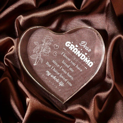Grandma Heart Sign - Perfect Birthday & Christmas Gift from Grandchildren