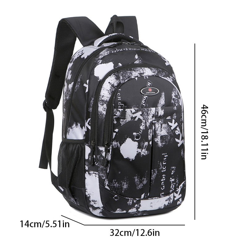 Waterproof men's backpack work 15.6-inch laptop men's business backpack university school backpack boys and girls school backpac