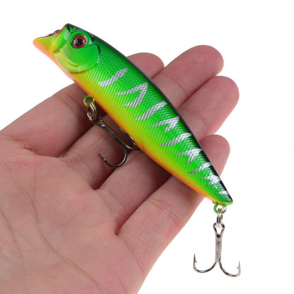 POETRYYI 1pc Isca de Pesca Artificial Popper 9cm/11g Popper de Superfície 17 Cores Isca Rígida Wobblers de Plástico Acessórios de Pesca
