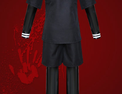 Anime Tokyo Ghoul Cosplay Kaneki Ken Cosplay Costumes Uniform Masks Hoodie Jacket Pants Shorts Full Set Outfits Wig Men