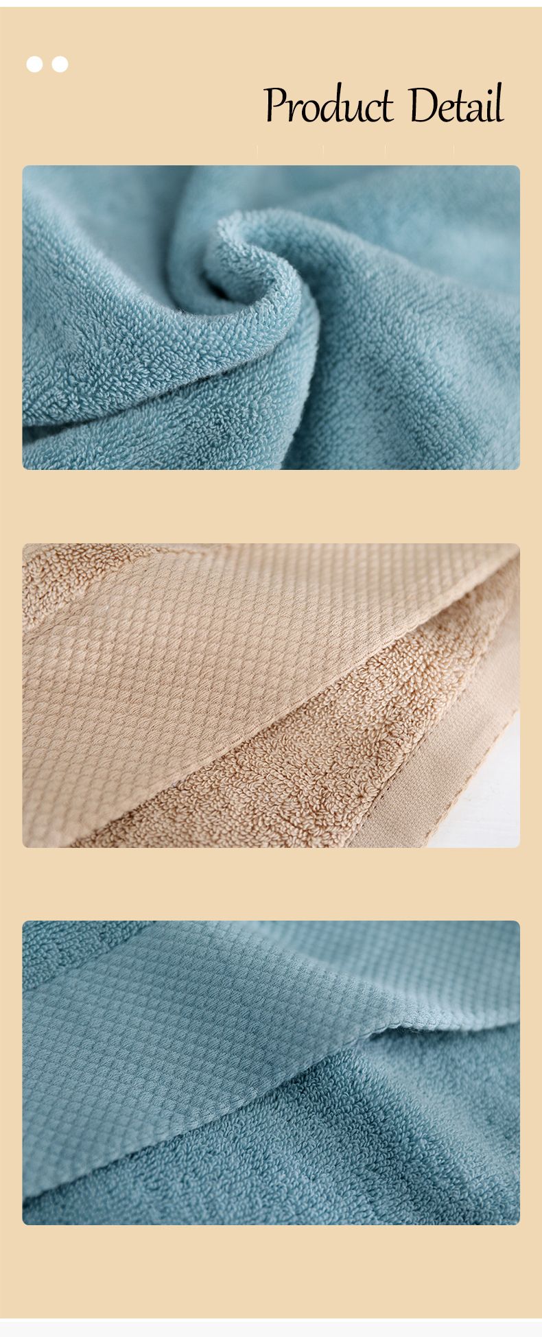 4pcs/Set Cotton Premium Hand Towel Set Lightweight And Highly Absorbent Quick Drying Thicken Soft Face Hand Towel 35x75CM