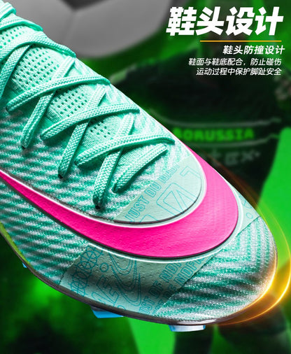 New Men Soccer Shoes TF/FG Society Match Cleats Football Field Boots Indoor Professional Training Original Women Football Shoes