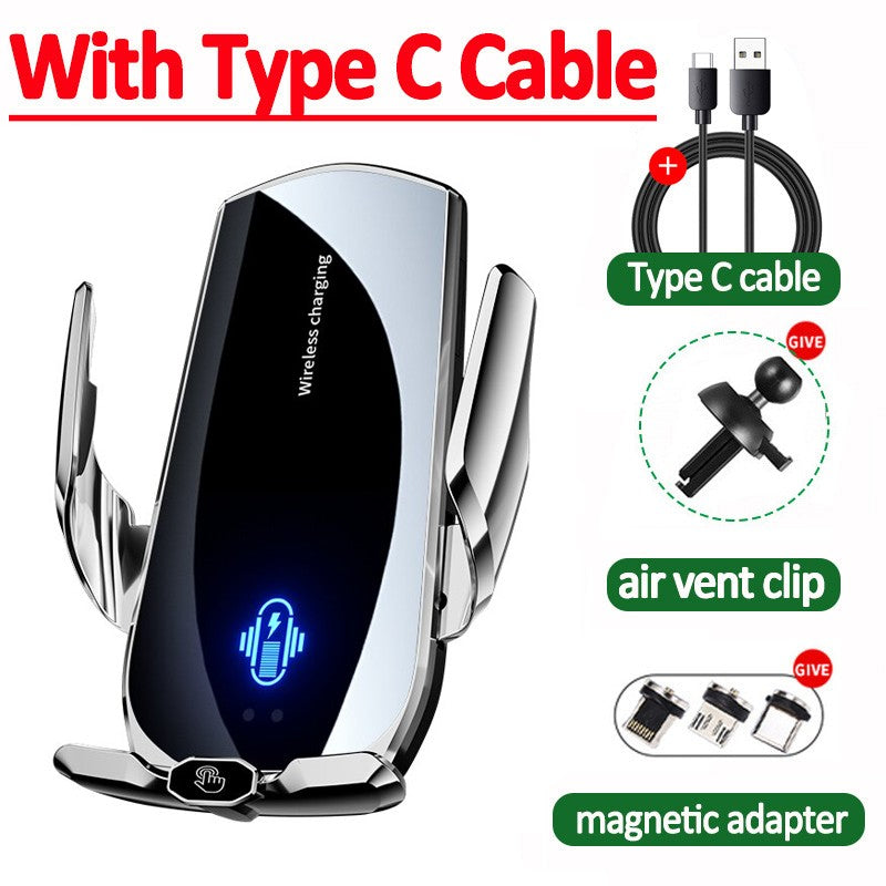 100W Wireless Car Charger Magnetic Car Phone Holder For iPhone 11 12 13 14 15 Pro Xiaomi Samsung Fast Charging Wireless Chargers